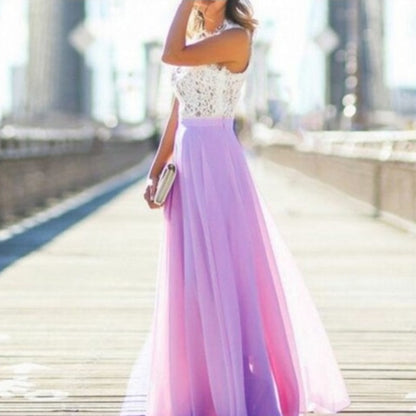 Hollow Out Beach Womens Boho Sleeveless Maxi Dress