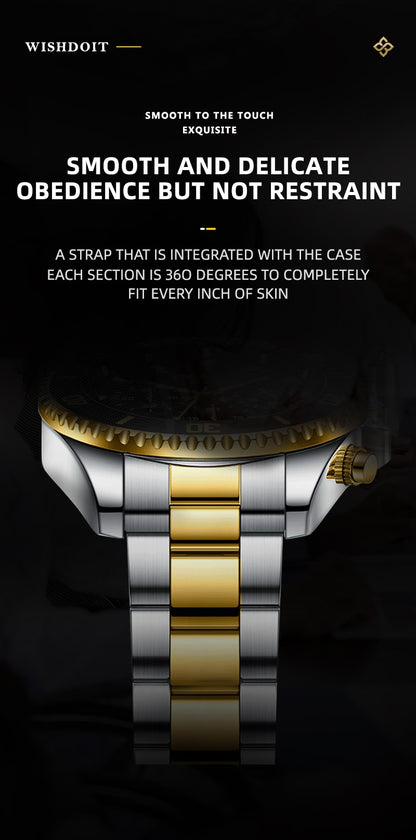 Men Brand Waterproof Sports Stainless Steel New Fashion Luxury Watch