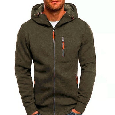Men Sportswear Cardigan Sweatshirt Hip Hop Coats