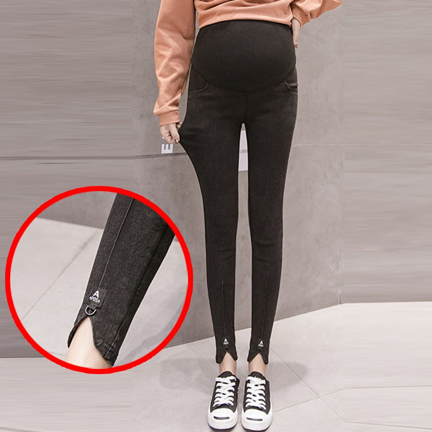 Women Denim Nursing Pregnancy Leggings Jeans