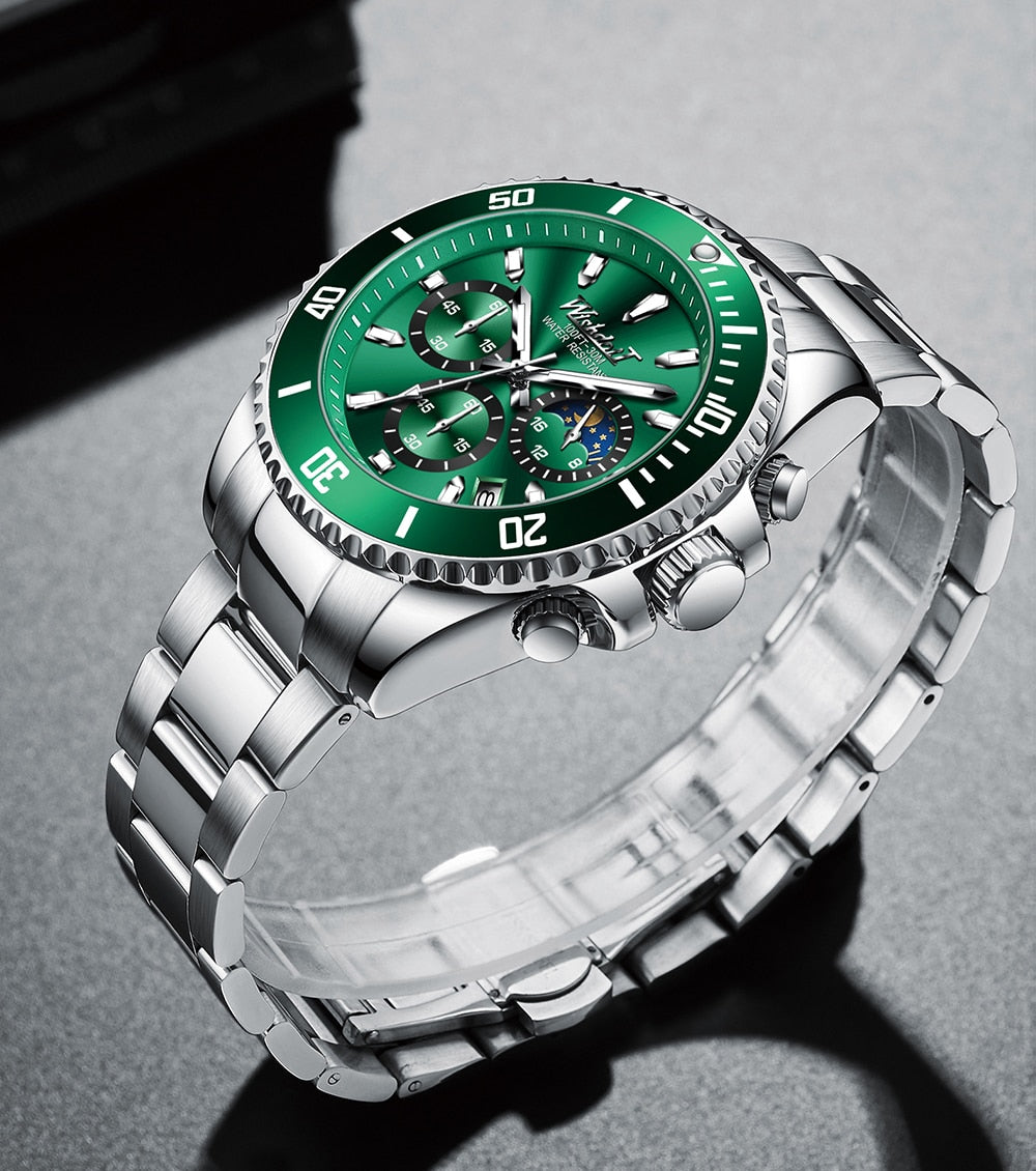 Men Brand Waterproof Sports Stainless Steel New Fashion Luxury Watch