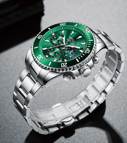 Men Brand Waterproof Sports Stainless Steel New Fashion Luxury Watch