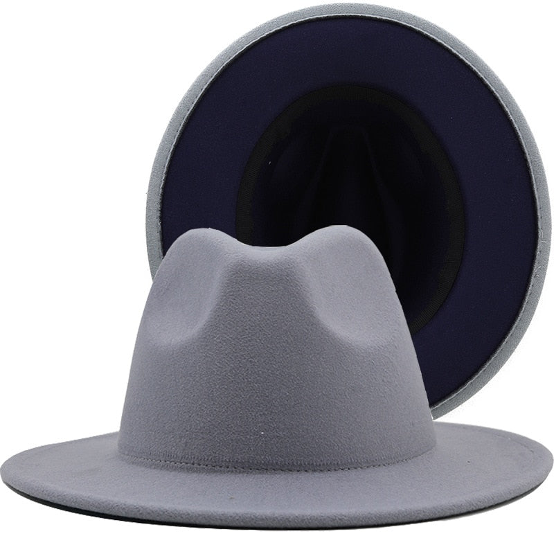 Fedora Wool Felt Vintage Unisex Wide Brim Hats