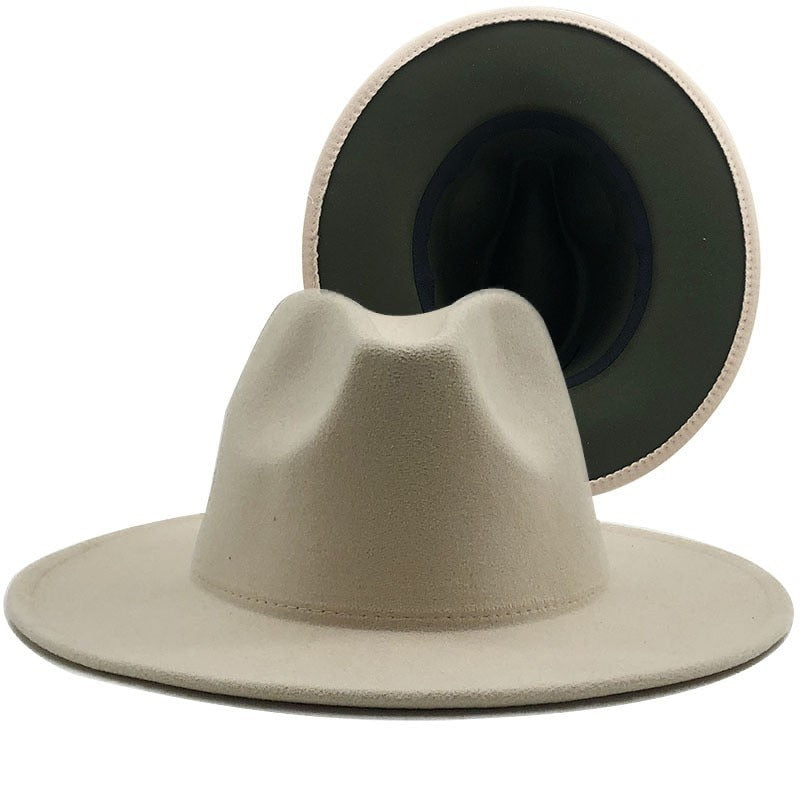 Fedora Wool Felt Vintage Unisex Wide Brim Hats