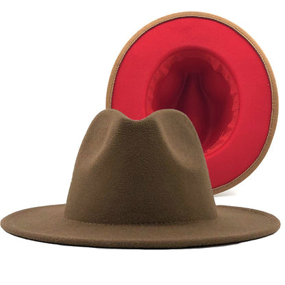 Fedora Wool Felt Vintage Unisex Wide Brim Hats