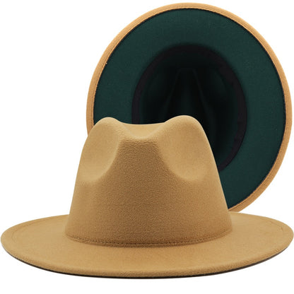 Fedora Wool Felt Vintage Unisex Wide Brim Hats