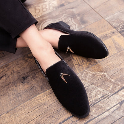Luxury Men Slip On Moccasins Casual Flats Formal Shoes
