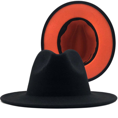 Fedora Wool Felt Vintage Unisex Wide Brim Hats