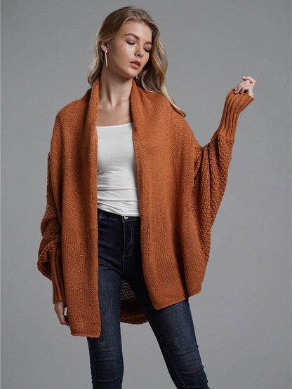 Women Oversized Long Sleeve Big Size Cardigan
