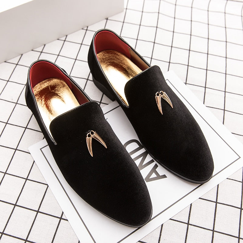 Luxury Men Slip On Moccasins Casual Flats Formal Shoes