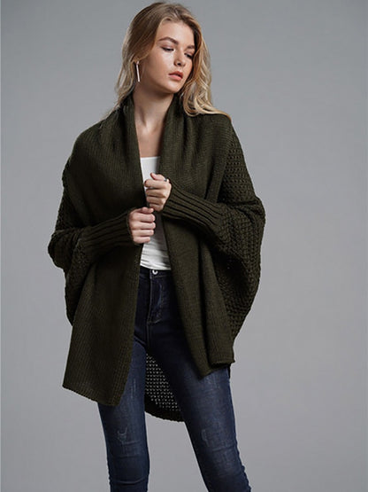 Women Oversized Long Sleeve Big Size Cardigan