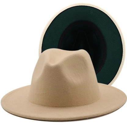 Fedora Wool Felt Vintage Unisex Wide Brim Hats