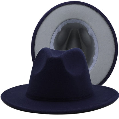 Fedora Wool Felt Vintage Unisex Wide Brim Hats