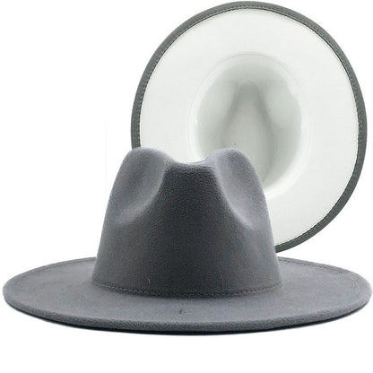 Fedora Wool Felt Vintage Unisex Wide Brim Hats