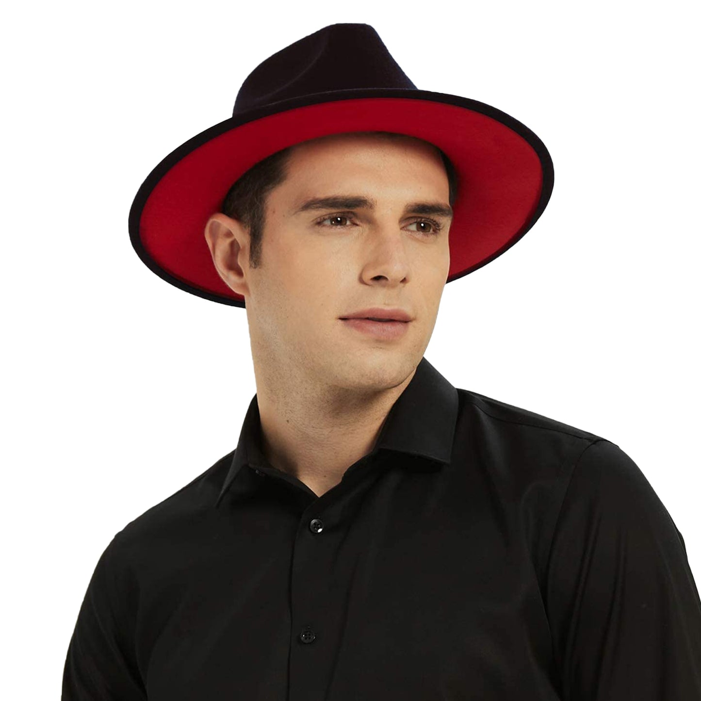 Fedora Wool Felt Vintage Unisex Wide Brim Hats