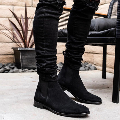 Men High Quality Leather Ankle Boot