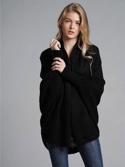 Women Oversized Long Sleeve Big Size Cardigan