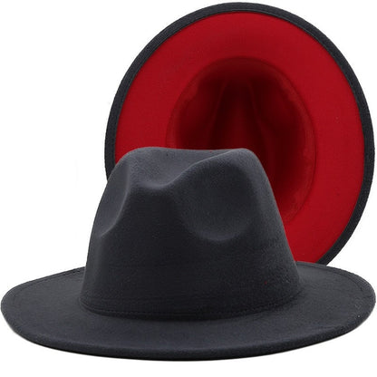 Fedora Wool Felt Vintage Unisex Wide Brim Hats