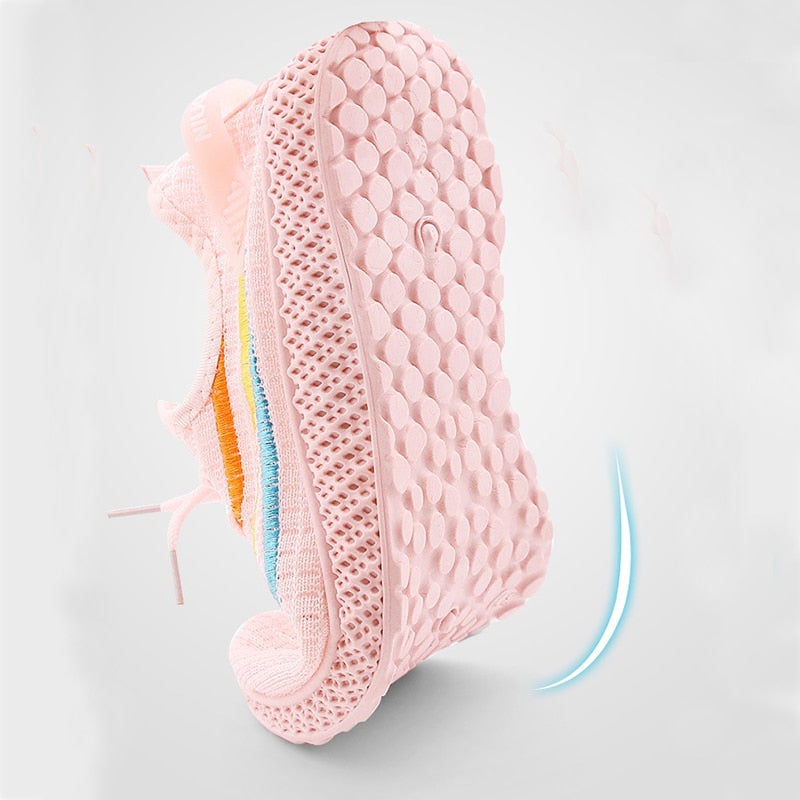 Women Flats Casual Lace-Up Mesh Light Breathable Sneakers 35-40(5-9