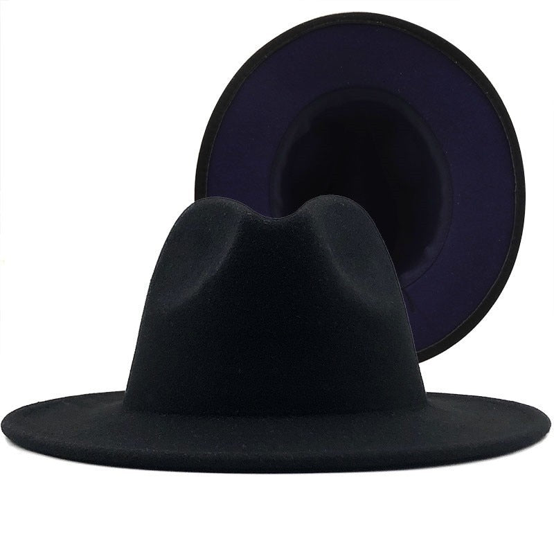 Fedora Wool Felt Vintage Unisex Wide Brim Hats
