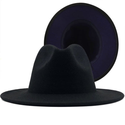 Fedora Wool Felt Vintage Unisex Wide Brim Hats