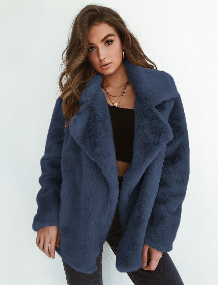 Women Loose Fur Coat