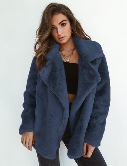 Women Loose Fur Coat