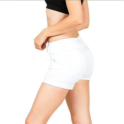 Women High-Waist Jean Shorts