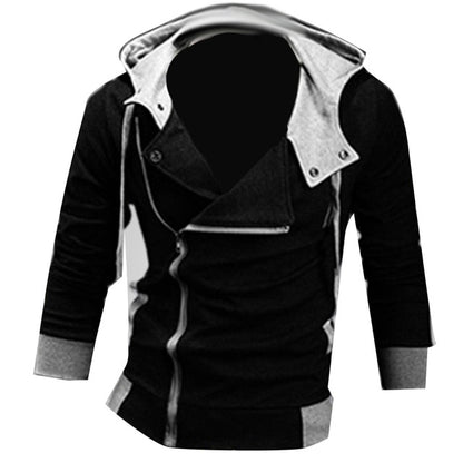 Men Plus Size Sweatshirt Casual Fleece Jacket