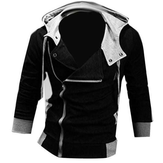 Men Plus Size Sweatshirt Casual Fleece Jacket