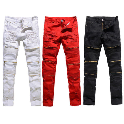 Men Skinny Stretchy Slim Fit Jeans