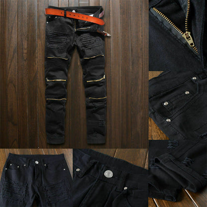 Men Skinny Stretchy Slim Fit Jeans