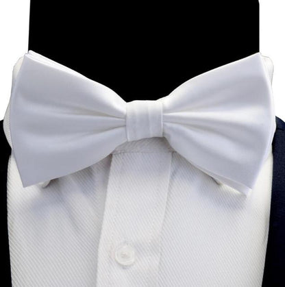 Silk Solid Waterproof Pre-Tied Bow Tie