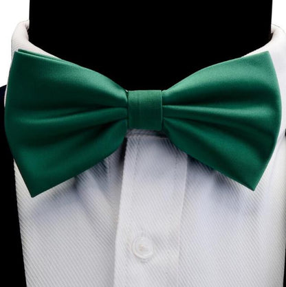 Silk Solid Waterproof Pre-Tied Bow Tie