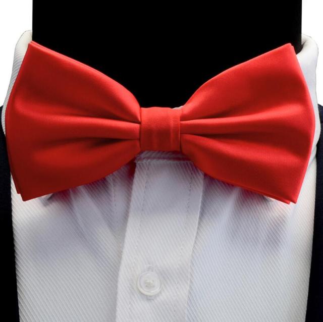 Silk Solid Waterproof Pre-Tied Bow Tie