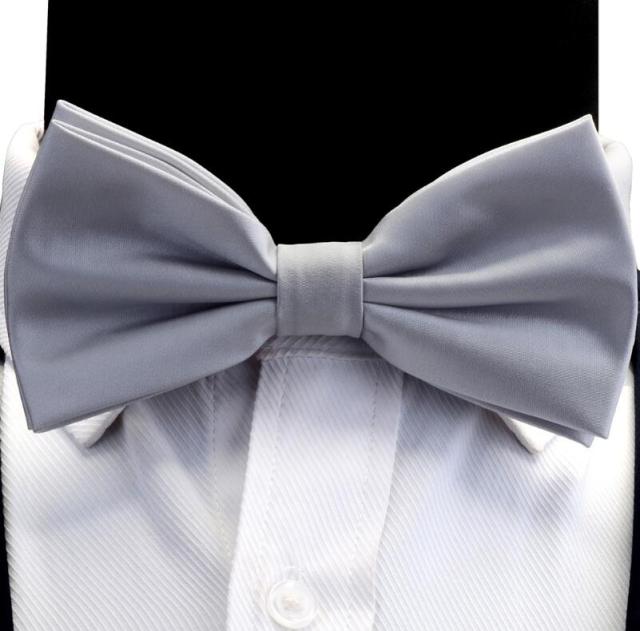 Silk Solid Waterproof Pre-Tied Bow Tie