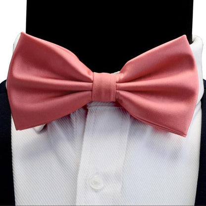 Silk Solid Waterproof Pre-Tied Bow Tie
