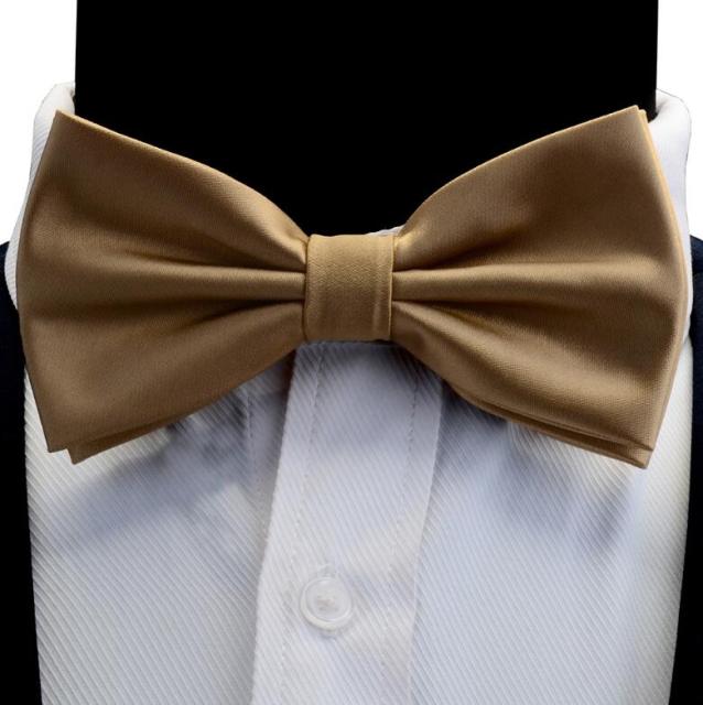 Silk Solid Waterproof Pre-Tied Bow Tie