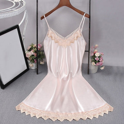 Women Mini Robe Lady Rayon Bath Gown Nightgown Sleepwear Size M-XL