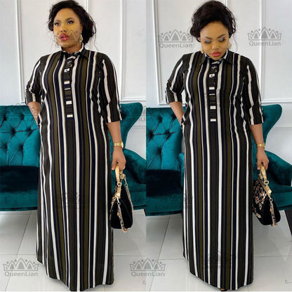 New Shirt African Loose Long Traditional Dress