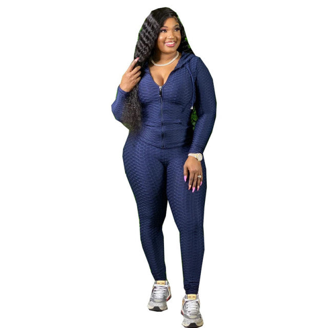 Women Long Sleeve Zipper Jacket Tracksuit