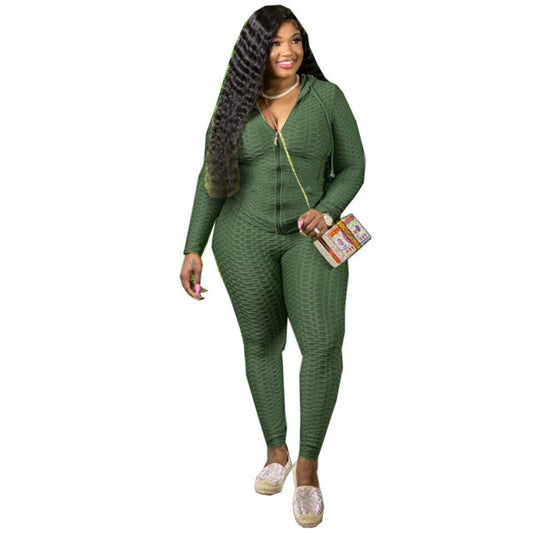 Women Long Sleeve Zipper Jacket Tracksuit