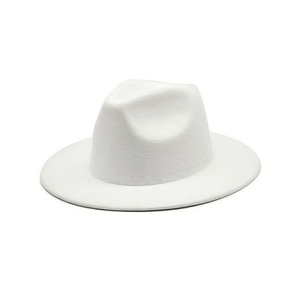 Women Fedoras Big Brim Style Vintage Hats