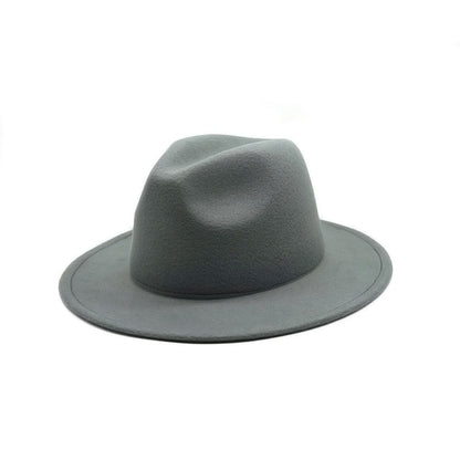 Women Fedoras Big Brim Style Vintage Hats