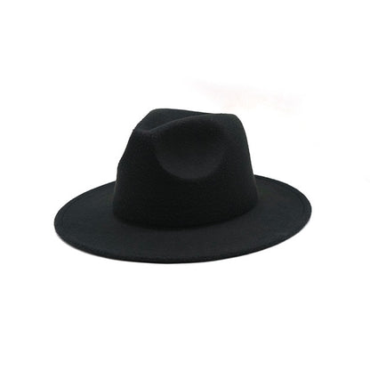 Women Fedoras Big Brim Style Vintage Hats