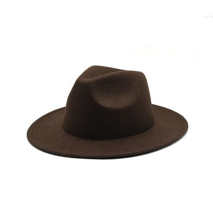 Women Fedoras Big Brim Style Vintage Hats