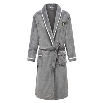 Men Fleece Women Warm + Belt House Robe