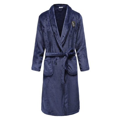 Men Fleece Women Warm + Belt House Robe