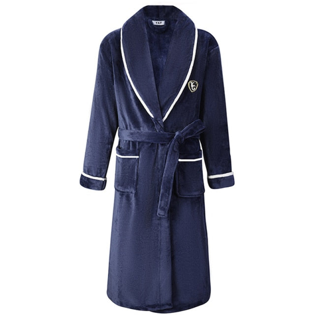 Men Fleece Women Warm + Belt House Robe