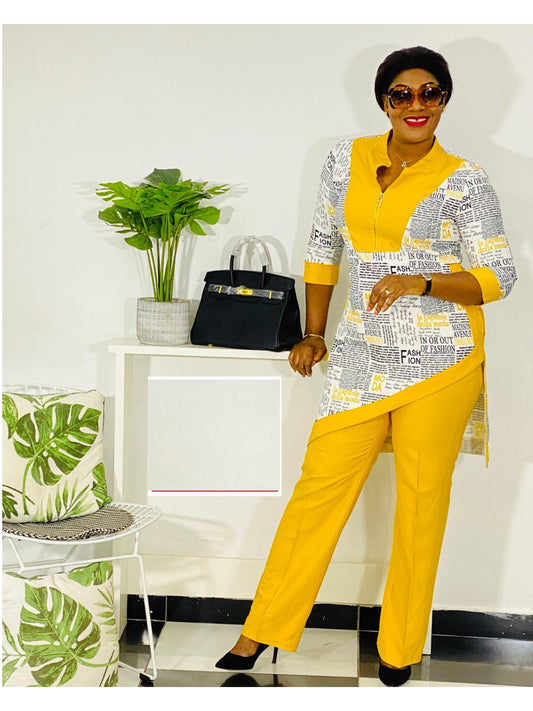 Women 2 Piece Loose Pant Set